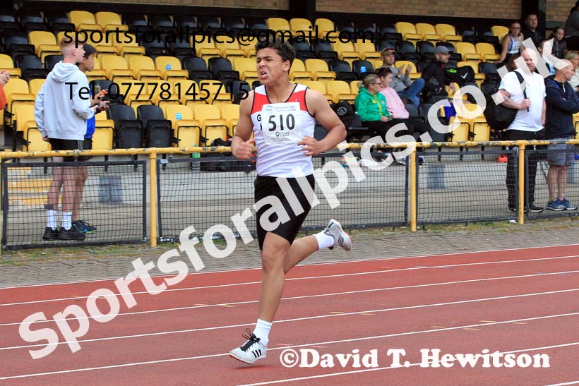 200 metres, 2022 NEGP Monkton No 4, June 29th. Photo: David T. Hewitson/Sports for All Pics